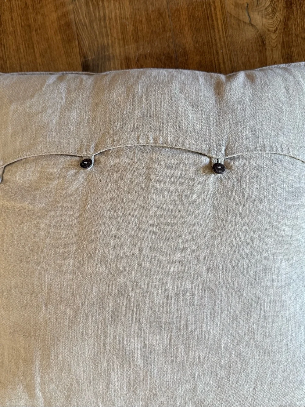 Vintage style map toss pillow cover tan and black 20 by 20 ONLY outside cover.
